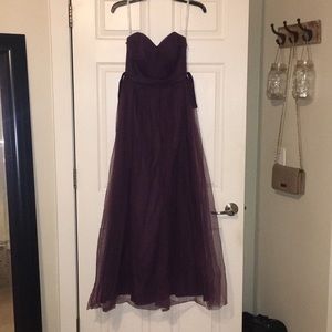David’s bridal purple dress